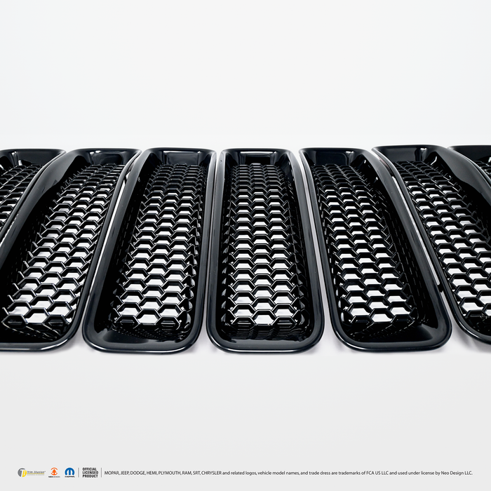 Chrome Delete Black Grille Overlay - ABS6522BLK