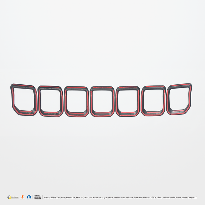 Chrome Delete Grille Overlay - ABS6591BLK