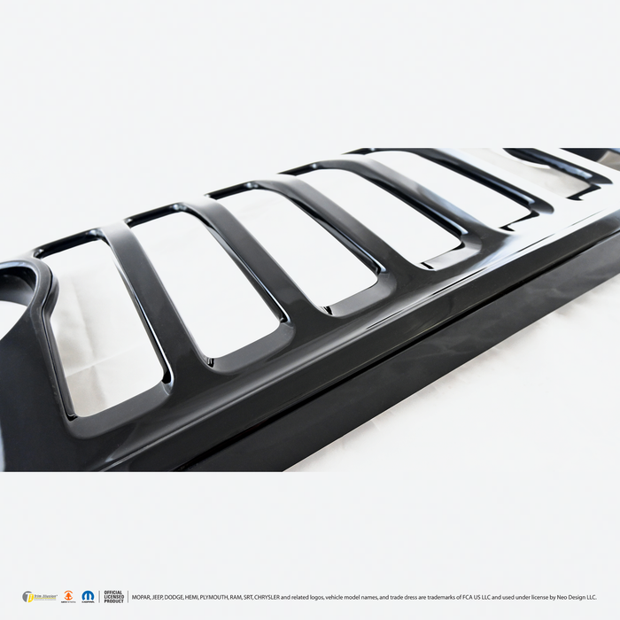 Chrome Delete Grille Overlay - ABS6814BLK