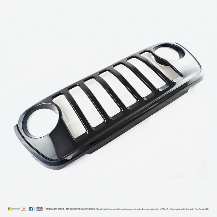 Chrome Delete Grille Overlay - ABS6814BLK
