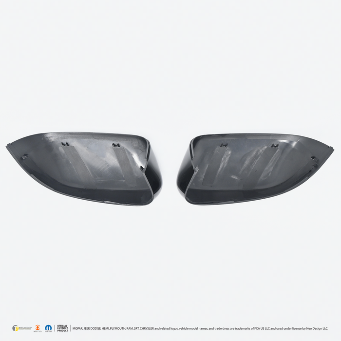 Chrome Delete Gloss Black Replacement Mirror Cover Top - MC6316BLK