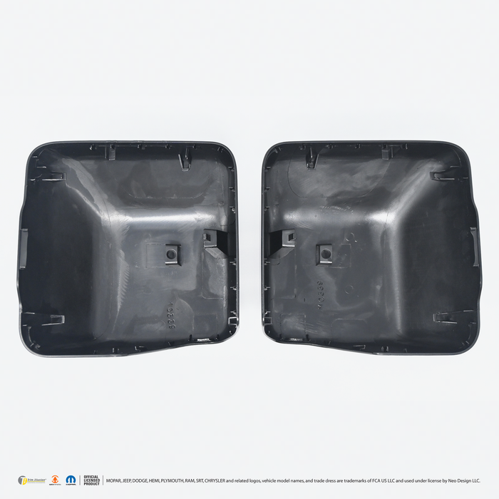 Chrome Delete Gloss Black Replacement Mirror Cover No Turn Signal Full - MC6339BLK