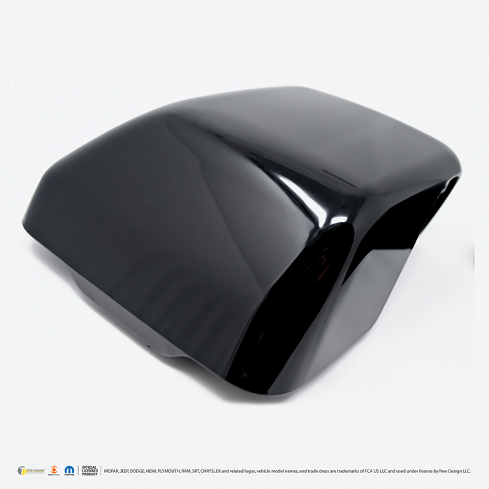 Chrome Delete Gloss Black Replacement Mirror Cover No Turn Signal Full - MC6339BLK