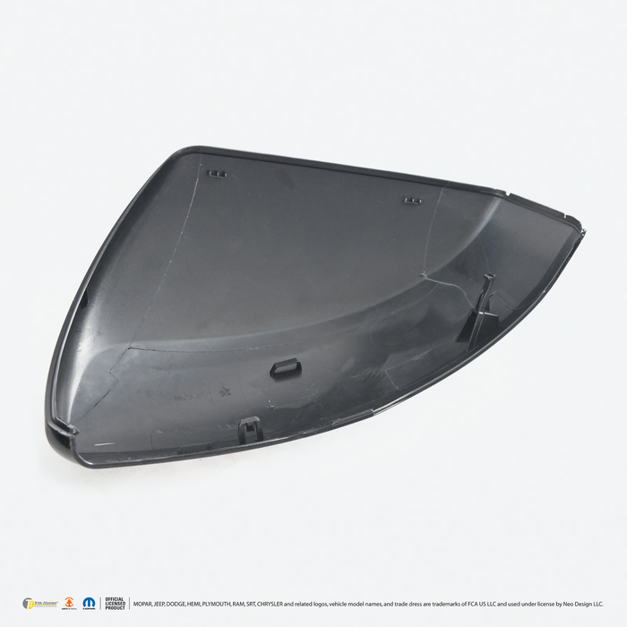 Chrome Delete Gloss Black Replacement Mirror Cover Full - MC6348BLK