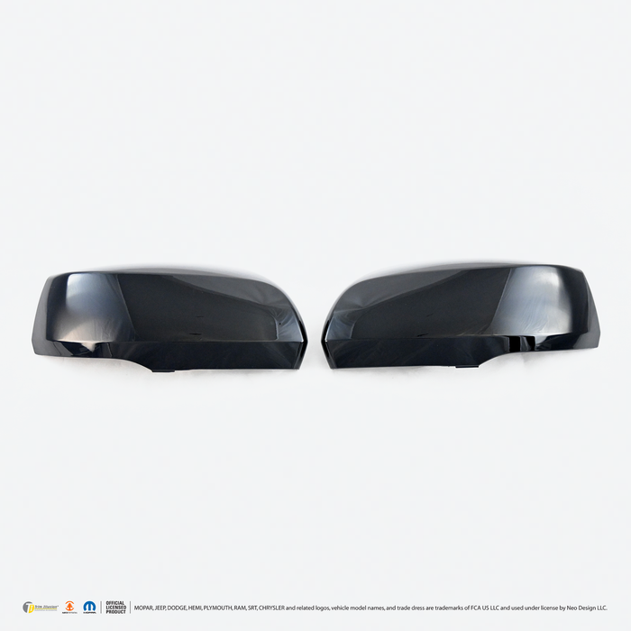 Chrome Delete Gloss Black Replacement Mirror Cover Full - MC6348BLK