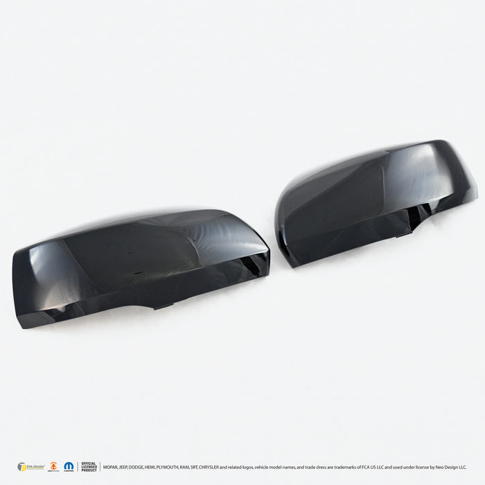 Chrome Delete Gloss Black Replacement Mirror Cover Full - MC6348BLK