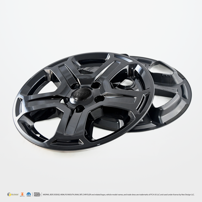 Chrome Delete Gloss Black 17" Wheel Skin Set - WSK706-17BLK