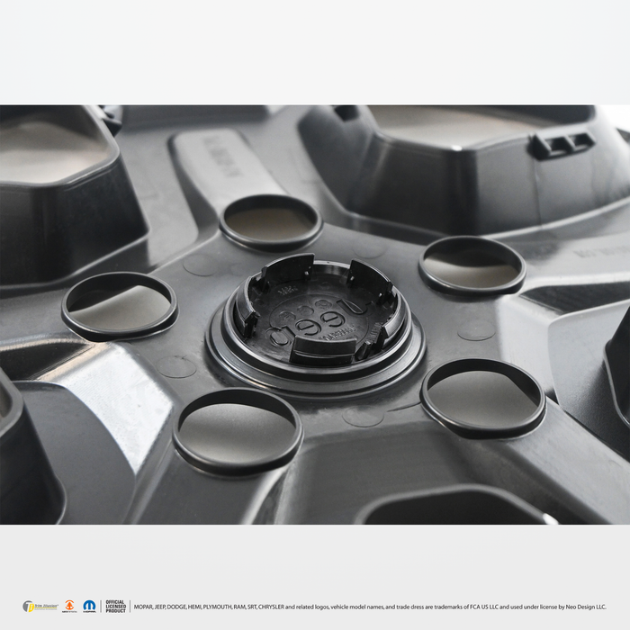 Chrome Delete Gloss Black 17" Wheel Skin Set - WSK706-17BLK