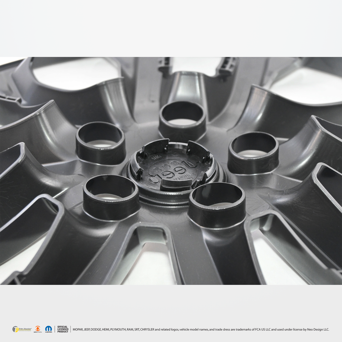 Chrome Delete Gloss Black 17" Wheel Skin Set - WSK709-17BLK