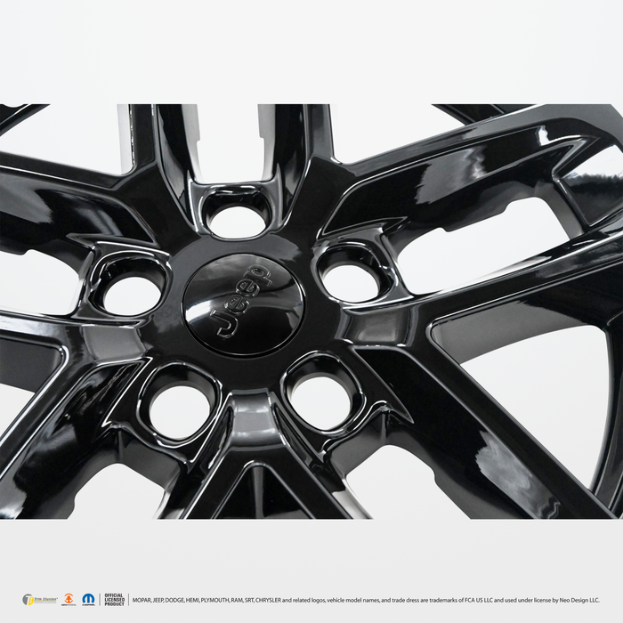 Chrome Delete Gloss Black 18" Wheel Skin Set - WSK845-18BLK