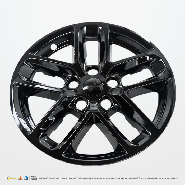 Chrome Delete Gloss Black 18" Wheel Skin Set - WSK845-18BLK