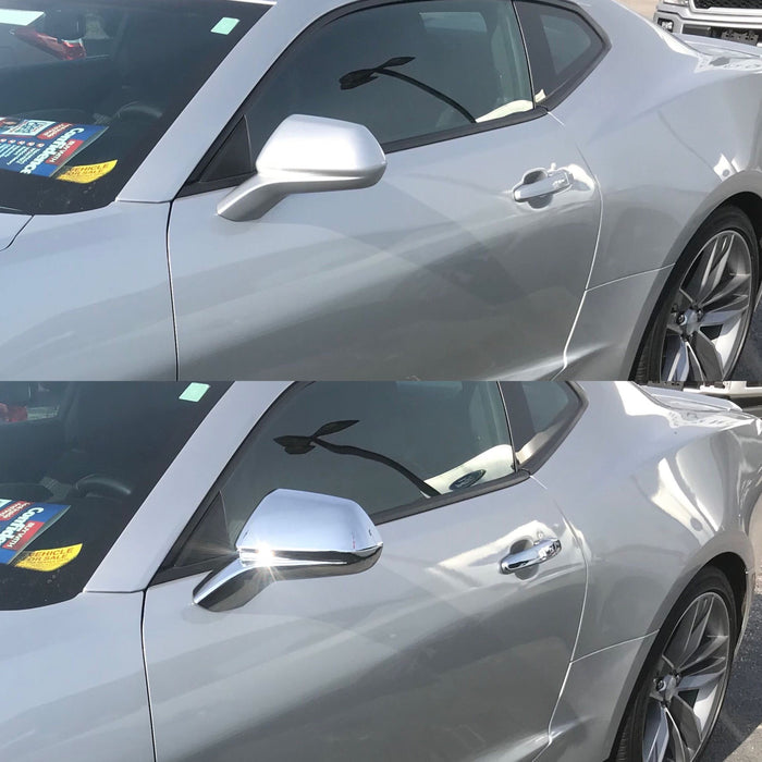 camaro before and after chrome door handles
