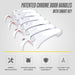DH302 patented chrome door handle covers with Smart Key: simple installation, covers damage, long-lasting durability, factory-fit precision, for 2023 Chevrolet Bolt EUV