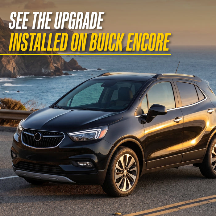 See the upgrade installed on Buick Encore, DH308 chrome door handle covers fit 2020 Buick Encore