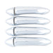 Set of 8 chrome door handle covers without Smart Key cutouts for 2018 Chevrolet Cruze - DH308
