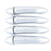 Set of 8 chrome door handle covers without Smart Key cutouts for 2024 Buick Encore GX - DH308