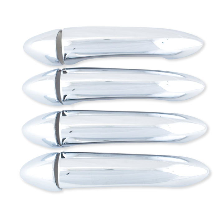 Set of 8 chrome door handle covers without Smart Key cutouts for 2025 Chevrolet Trailblazer - DH308