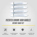 DH308 patented chrome door handle covers without Smart Key: simple installation, covers damage, long-lasting durability, factory-fit precision, for 2025 Buick Encore GX