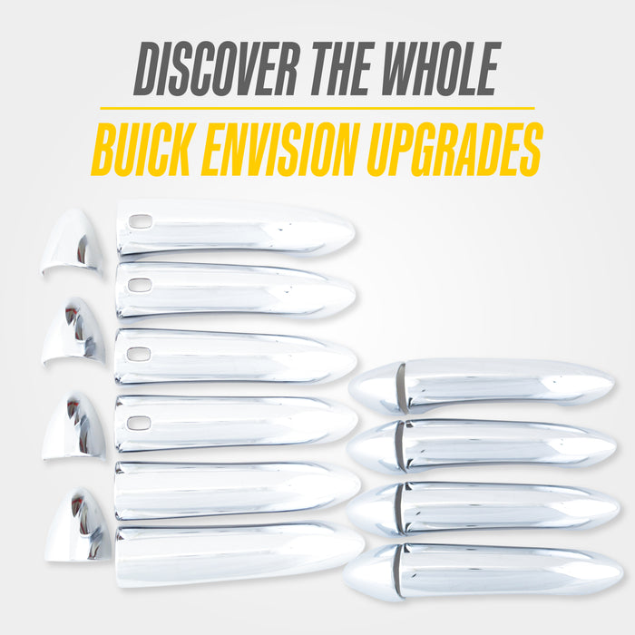 Discover the whole Buick Envision upgrades: matching Trim Illusion chrome door handle cover sets for 2026 Buick Envision