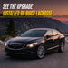 See the upgrade installed on Buick LaCrosse, DH308 chrome door handle covers fit 2018 Buick LaCrosse