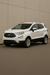 White Ford SUV with chrome trim installed