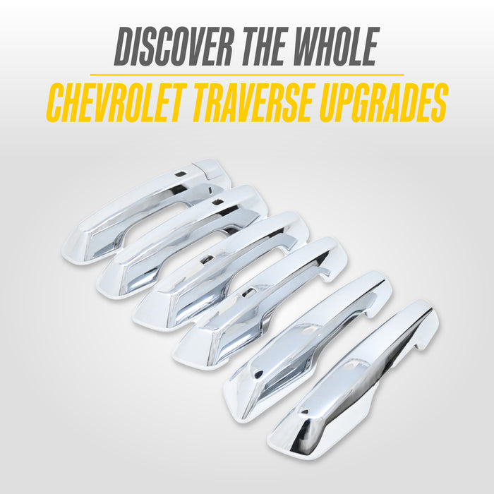 Chevrolet Traverse Chrome Door Handle Cover by Trim Illusion