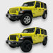 jeep wrangler before and after chrome delete trim accessories installed
