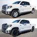 Toyota Tundra before and after chrome delete trim accessories
