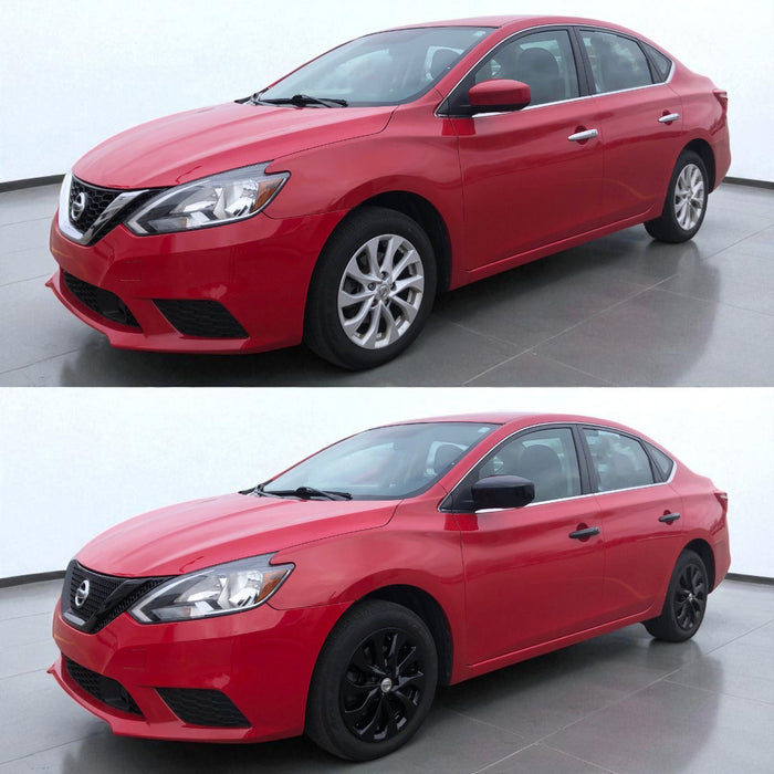 nissan chrome delete trim accessories before and after