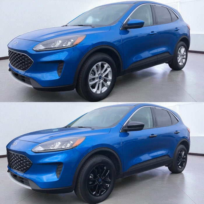 ford before and after chrome delete trim accessories