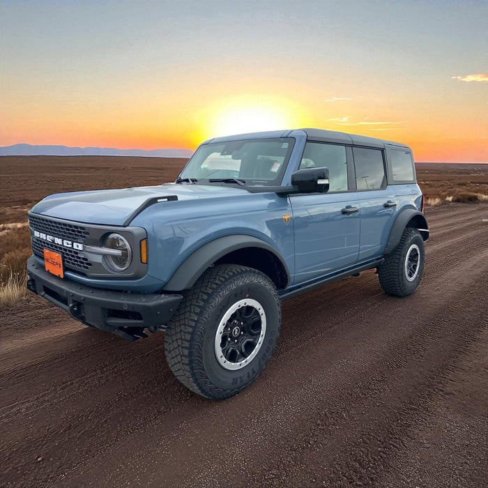 Ford Bronco with chrome delete trim accessories