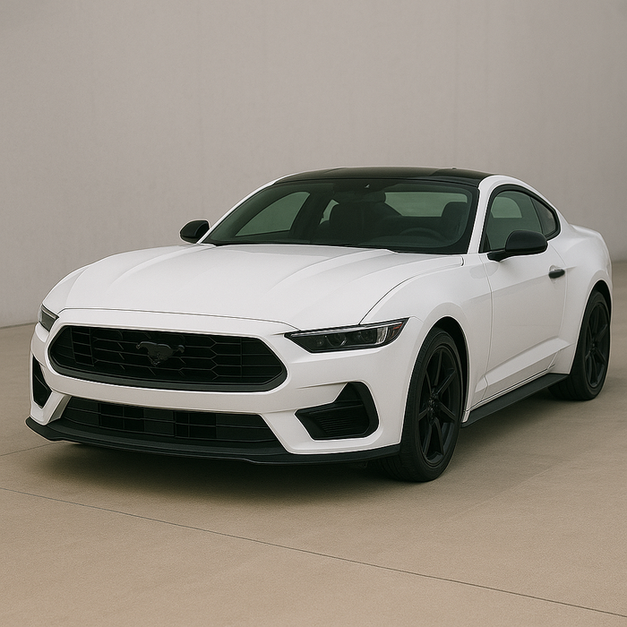 mustang with chrome delete trim