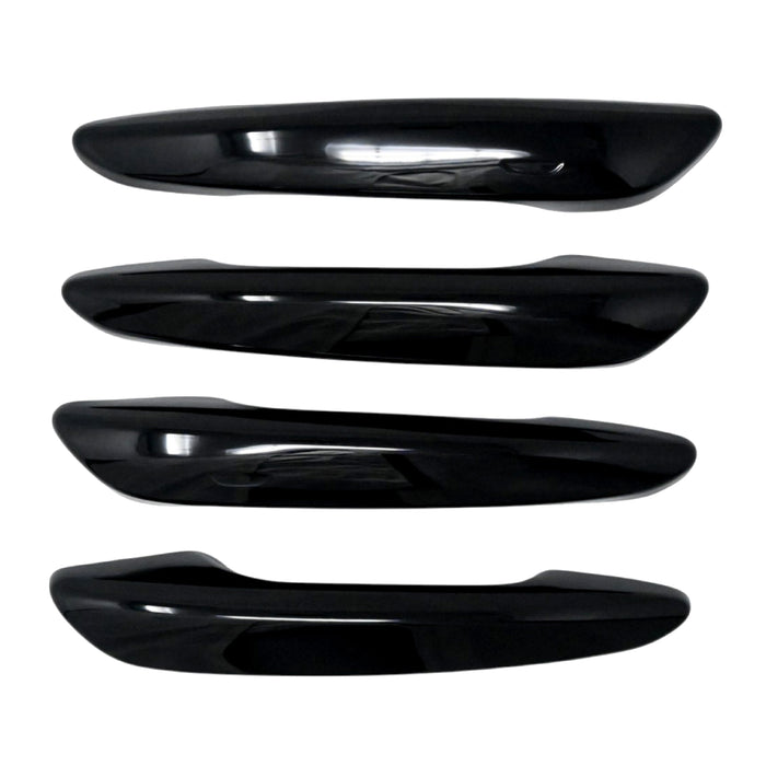 Trim Illusion DH6344BLK Chrome Delete Door Handle Cover for 2020-2026 Mazda 3  Snap-on W/Tape Gloss Black ABS Door Handle Cover 4 PCS U.S. Patented