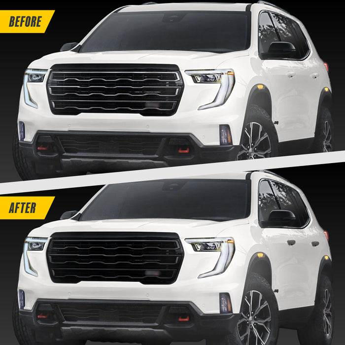 Chrome Delete Door Handle Cover for GMC Acadia