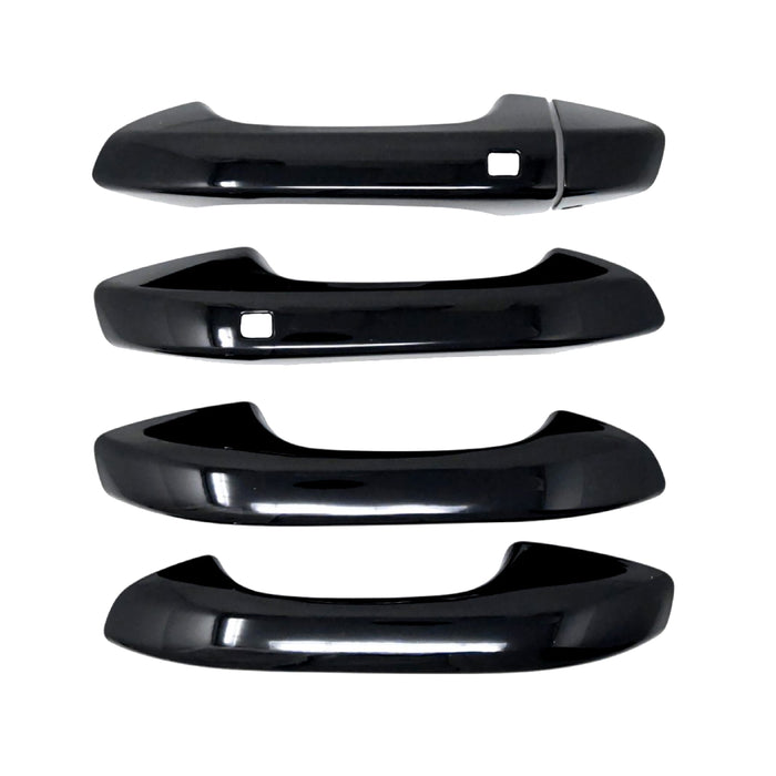 Trim Illusion DH6355BLK Chrome Delete Door Handle Cover for 21-26 Kia K5 | Fits LX, GT, LXS, EX and GT-Line. Snap-on W/Tape Gloss Black ABS Door Handle Cover 8 PCS kit. U.S. Patented