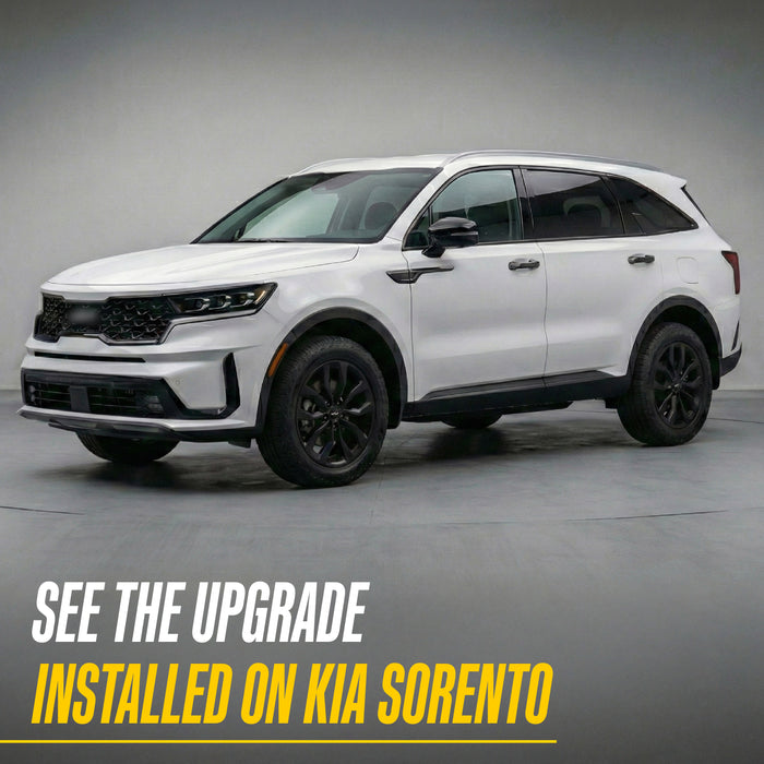 Snap-on Door Handle Covers Gloss Black Overlay with Smart Key Cutouts - 8 PC - DH6363BLK