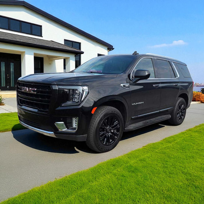 Chrome Delete Gloss Black 20" Wheel Skin Set - WSK717-20BLK