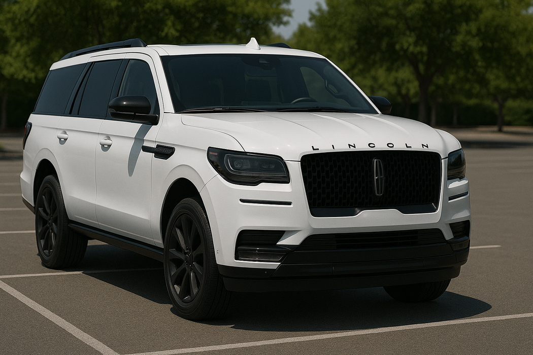chrome delete Lincoln Navigator in a parking lot