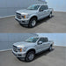 Ford F150 before and after chrome trim
