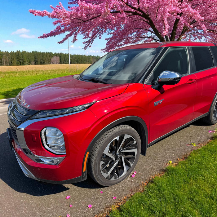 Outlander with chrome trim installed