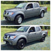 nissan frontier before and after chrome delete trim