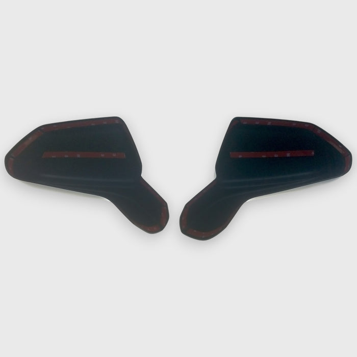 chrome delete mirror covers back side view