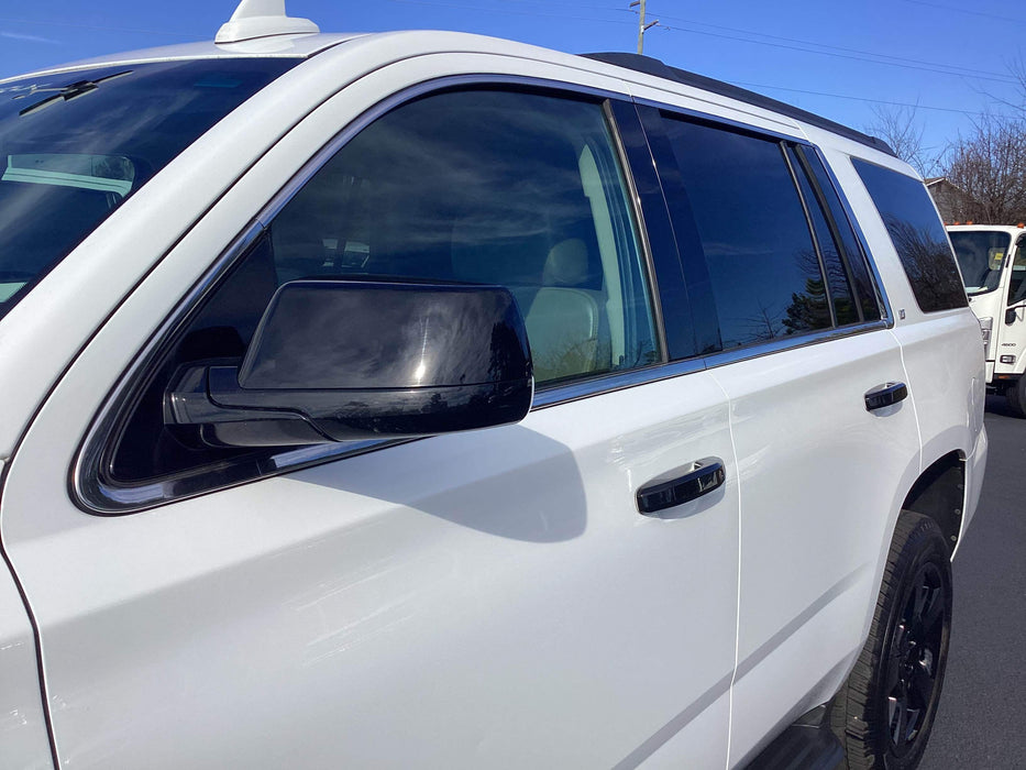 Chevy Tahoe with chrome delete trim installed