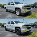 Silverado before and after chrome delete trim accessories