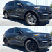 Ford Explorer before and after chrome delete trim accessories