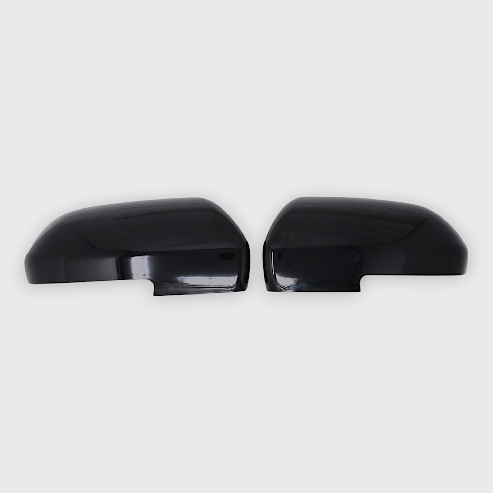 Chrome Delete Gloss Black Mirror Cover With Turn Signal