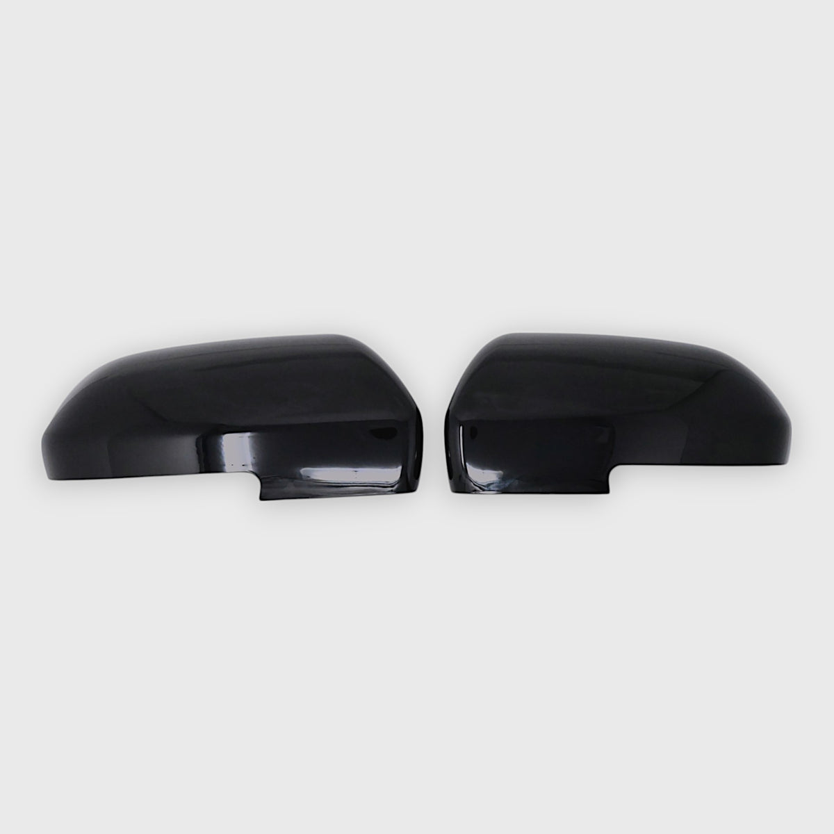 Chrome Delete Gloss Black Mirror Cover With Turn Signal