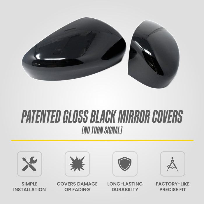 Chrome Delete Mirror Cover for Ford Escape