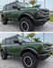 Ford Bronco before and after chrome delete trim accessories
