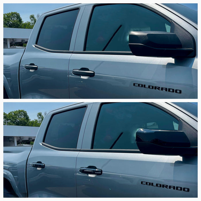 Colorado before and after chrome delete trim accessories